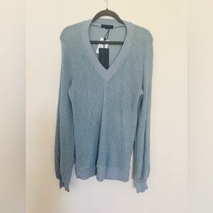 NWT Gibsonlook Courtside Open Stitch Knit Sweater Oversized